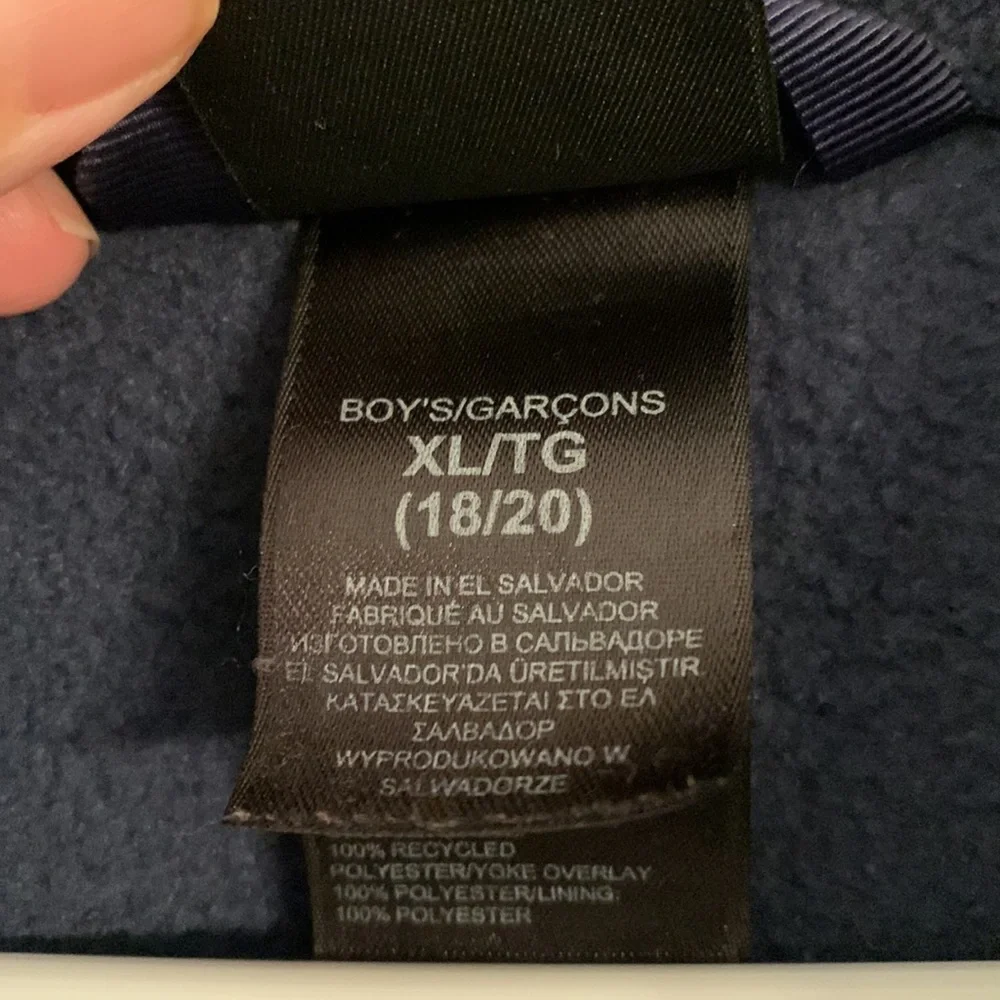 Boys North Face Fleece zip up - Picture 4 of 7